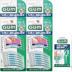 GUM ガム歯周プロケア ソフトピック SSS～S 40本 G・U・M ガム歯周プロケア ソフトピック SSS〜S（細いタイプ）40本入り